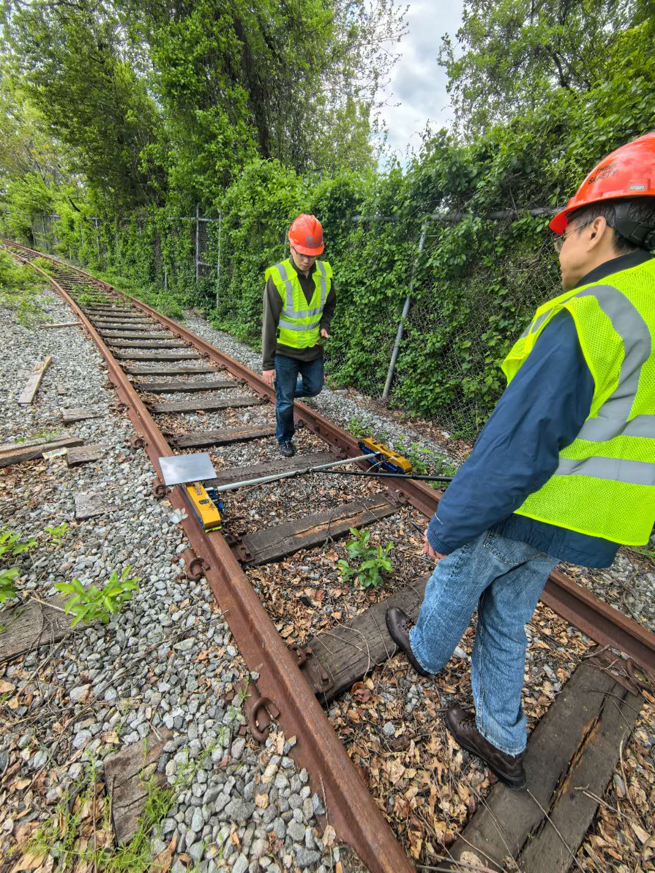 PATH rail track testing photo 1