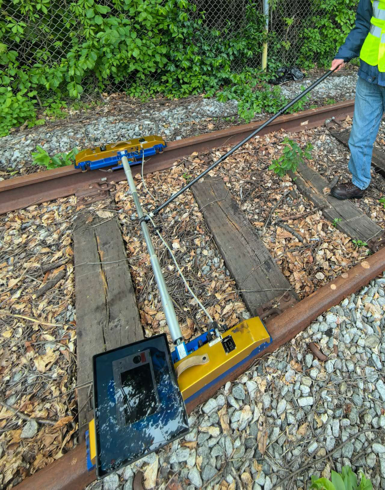 PATH rail track testing photo 2