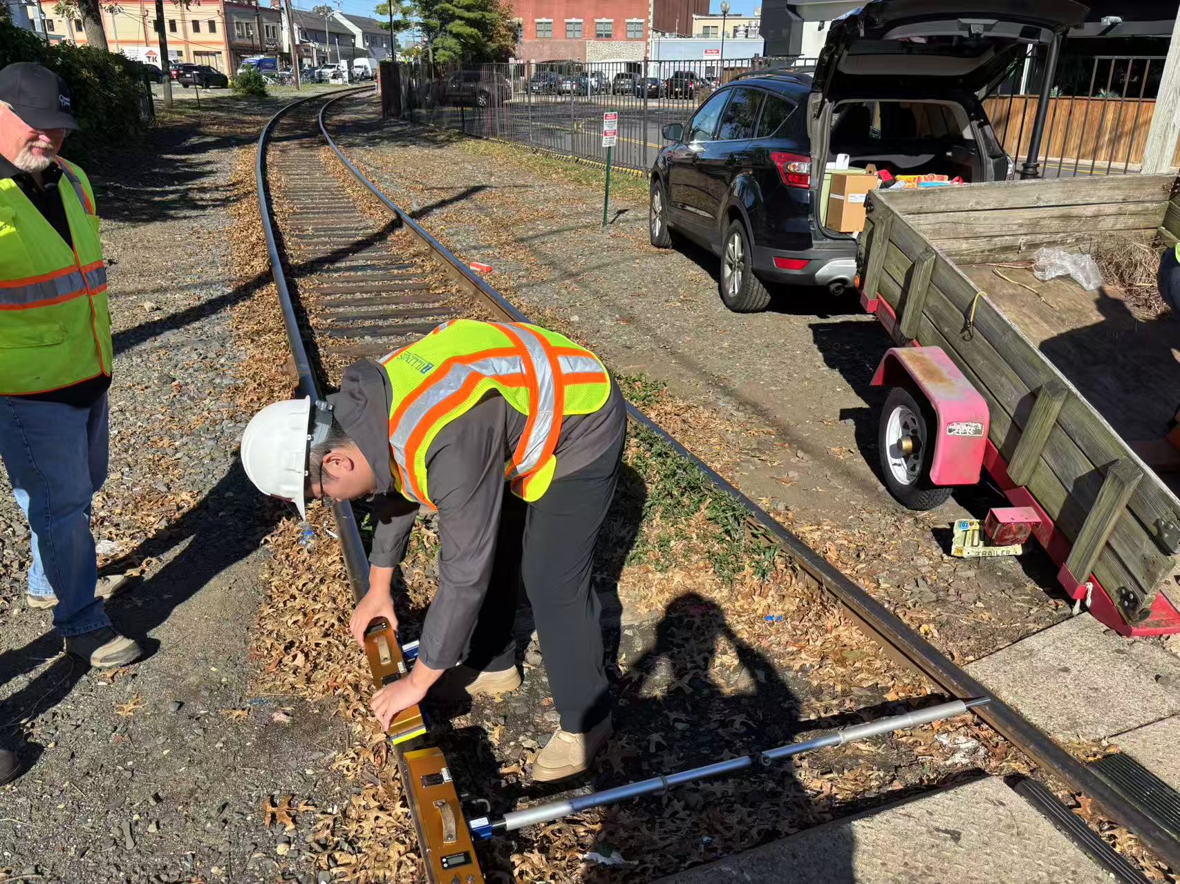 Rail track inspection placeholder